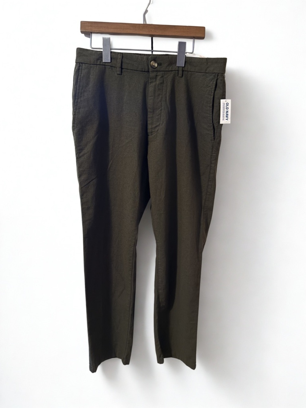 Old Navy Men’s Olive Chino Trousers